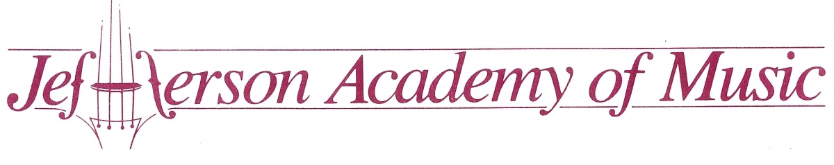 Jefferson Academy of Music logo.